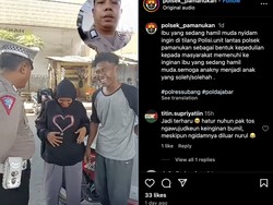 Ngidam Terkabul, Ibu Hamil Subang Senyum Bahagia Saat Ditilang Polisi