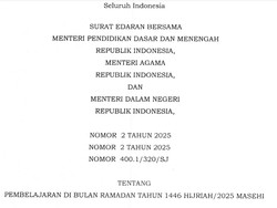 Jadwal Libur dan Masuk Sekolah Saat Bulan Puasa dan Lebaran, Cek di Sini!