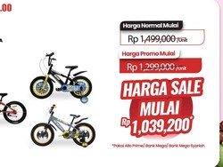 Hanya di Transmart Full Day Sale, Aneka Sepeda Banting Harga Jadi Segini