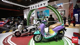 FOTO: Honda Pamer Sederet Motor, Ada Dua Motor Listrik Konsep