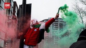 VIDEO: Aksi Bela Palestina di London, Protes Rencana Trump Beli Gaza
