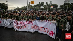 BEM SI Bawa 11 Tuntutan di Aksi 'Indonesia (C)emas' Hari Ini