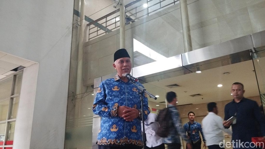 Gubernur Sumatera Barat Terpilih Mahyeldi Ansharullah (Maulana IF/detikcom)