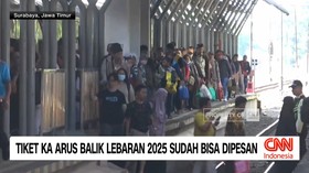 VIDEO: Tiket KA Arus Balik Lebaran 2025 Sudah Bisa Dipesan