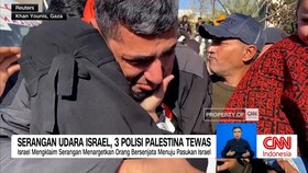 VIDEO: Serangan Udara Israel, 3 Polisi Palestina Tewas