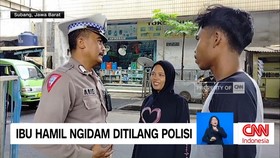 VIDEO: Ibu Hamil Ngidam Ditilang Polisi