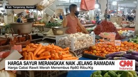 VIDEO: Harga Sayur Merangkak Naik Jelang Ramadan