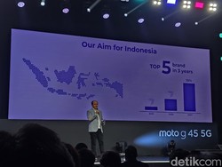 Motorola Berambisi Masuk 5 Besar di Pasar HP Indonesia