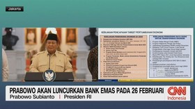 VIDEO: Prabowo Akan Luncurkan Bank Emas