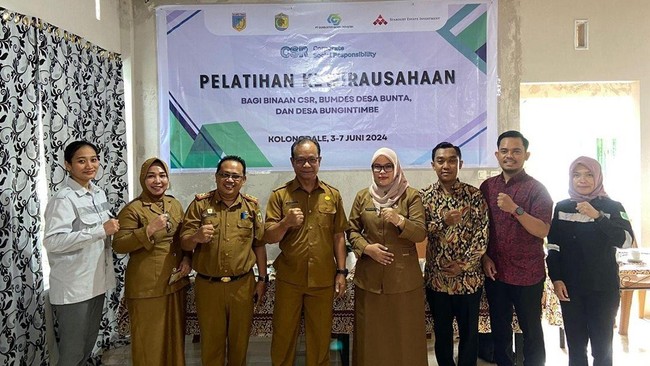 PT GNI dukung UMKM Morowali Utara lewat pelatihan keuangan dan kewirausahaan, kolaborasi BUMDes serta pameran produk unggulan unggul.