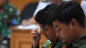 Tangis Anak Bos Rental Mobil Warnai Sidang Vonis Tiga Prajurit TNI AL