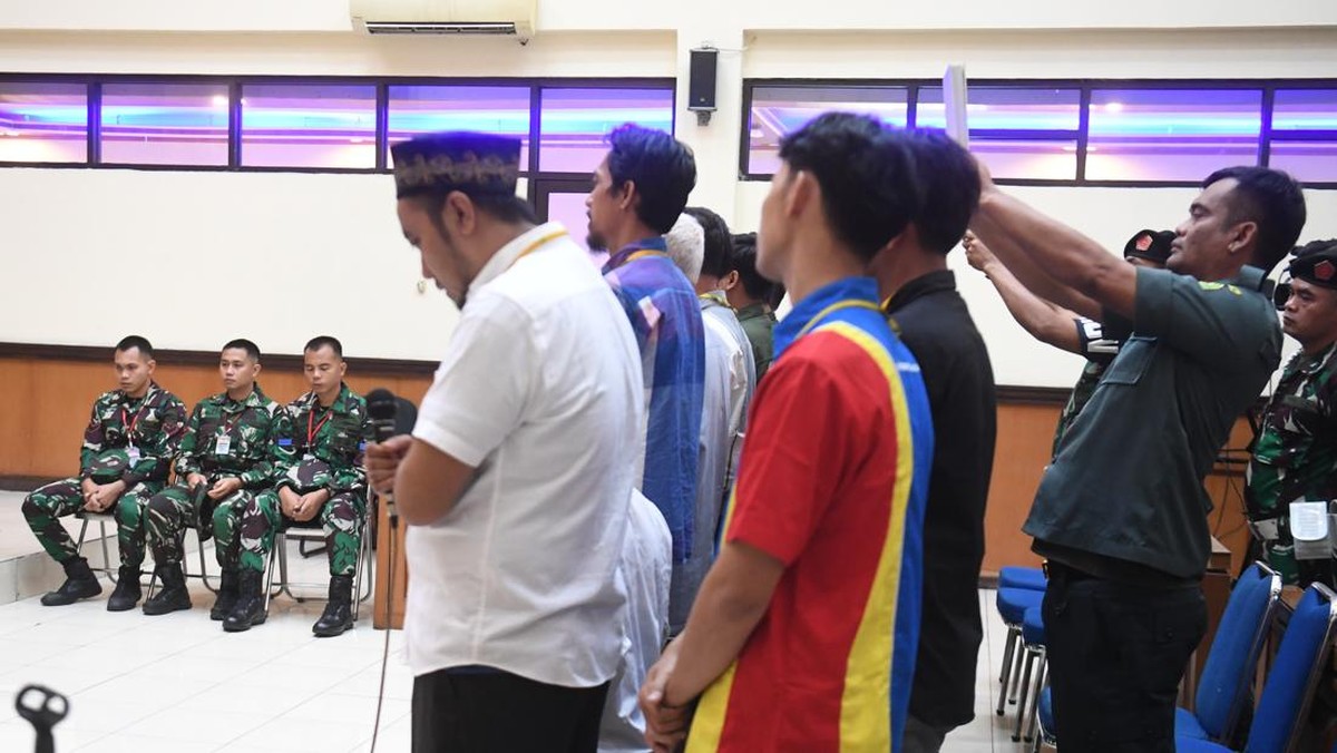 FOTO: Sidang Militer Penembakan Bos Rental Mobil di Tol Tangerang