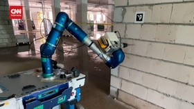 VIDEO: Robot Jadi Kuli Bangunan di Italia