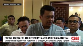 VIDEO: Bobby Absen Geladi Kotor Pelantikan Kepala Daerah
