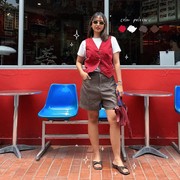 Get The Look: Ide OOTD Pakai Vest dengan Kombinasi Warna yang Eye Catching ala Tasya Kissty