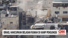 VIDEO: Israel Hancurkan Belasan Rumah di Kamp Pengungsi