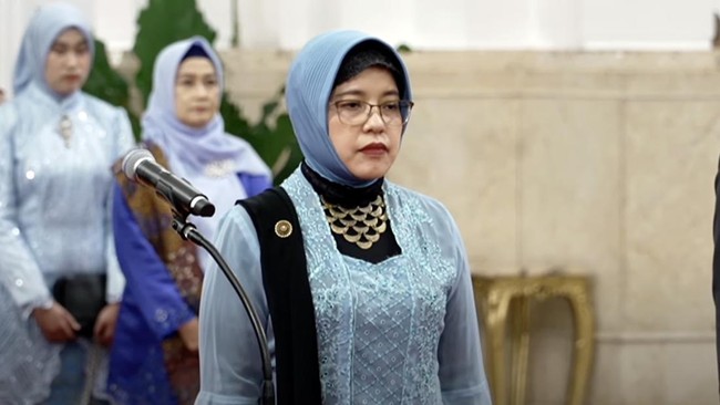 Amalia Adininggar Widyasanti resmi menjabat sebagai Kepala Badan Pusat Statistik (BPS) usai dilantik Presiden Prabowo.