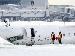 Penumpang Selamat Saat Delta Air Mendarat Terbalik, Kuncinya... Kursi Pesawat