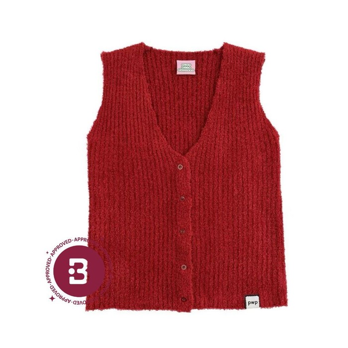playwithpattero Crimson Kiss Vest