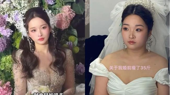 Tak Puas dengan Bentuk Tubuh saat Fitting Baju Pengantin, Wanita Ini Lakukan Diet hingga...