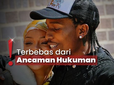 img-title A$AP Rocky Langsung Peluk Rihanna usai Tak Bersalah di Kasus Penembakan