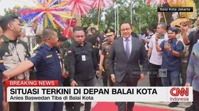 VIDEO: Anies & Ahok Hadiri Sertijab Gubernur Pramono di Balai Kota