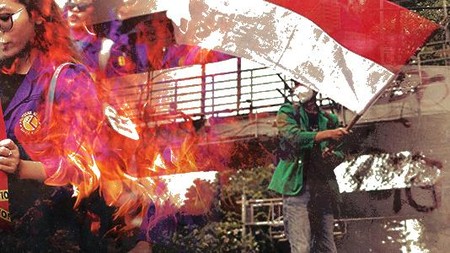 Gelombang Aksi Indonesia Gelap