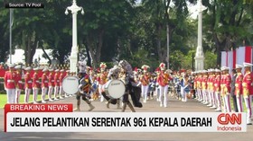 VIDEO: Jelang Pelantikan, 961 Kepala Daerah Memasuki Istana Merdeka