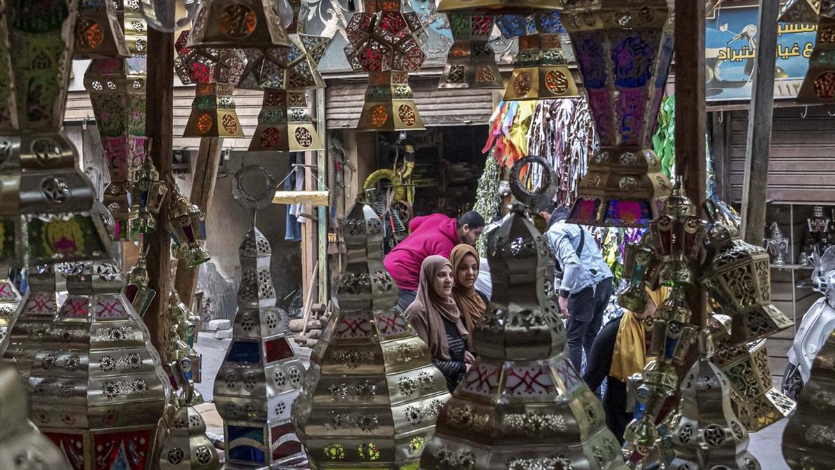 FOTO: Cantiknya Lentera Tradisional Mesir Jelang Ramadan