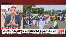 VIDEO: Pelantikan Kepala Daerah di Istana Merdeka