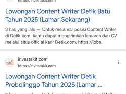 Waspada! Beredar Penipuan Loker Catut detikcom