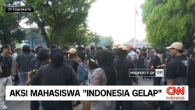 VIDEO: Aksi Mahasiswa 'Indonesia Gelap' di Jakarta & Yogyakarta