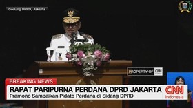 VIDEO: Pramono-Rano Hadiri Paripurna DPRD, Sampaikan Pidato Perdana