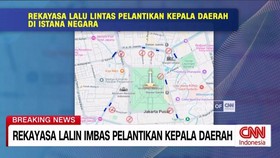 VIDEO: Rekayasa Lalu Lintas Pelantikan Kepala Daerah di Istana