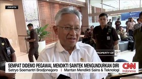 VIDEO: Sempat Didemo Pegawai, Mendikti Saintek Mengundurkan Diri