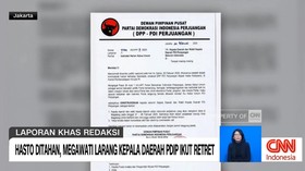 VIDEO: Hasto Ditahan, Megawati Larang Kepala Daerah PDIP Ikut Retret