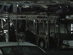 Video: 3 Bom Meledak di Bus yang Terparkir di Israel