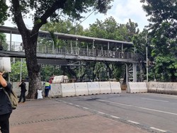 Video: Jelang Aksi Indonesia Gelap, Jalan Arah Istana Ditutup