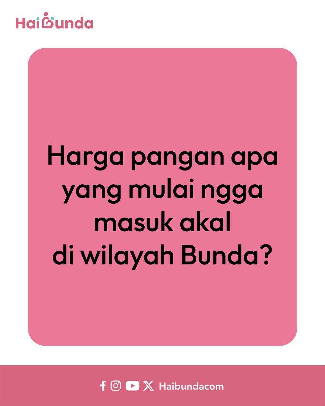 Puasa Belum Mulai, Harga-Harga udah Naik Duluan