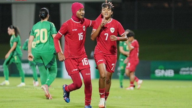 Posisi Timnas Putri Indonesia di dalam daftar ranking terbaru FIFA mengalami kenaikan dibanding akhir tahun 2024.