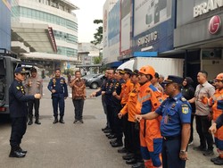 RS Polri Kembali Cari Body Part Korban Kebakaran Glodok Plaza
