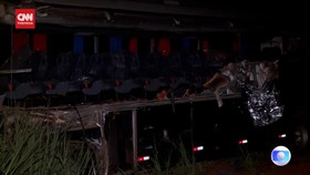 VIDEO: Bus Bawa Mahasiswa Kecelakaan di Brasil, 12 Tewas