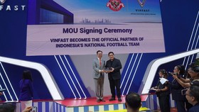 Vinfast Jadi Sponsor Eksklusif Mobil Listrik Timnas Sepak Bola RI