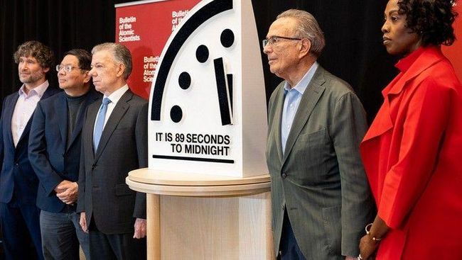 Jam Kiamat 2025 Kini Menjadi 89 Detik Sebelum Tengah Malam, Apa Maksudnya?