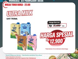 Serbu! Beli Susu Kotak Jumbo Cuma Rp 12.900 di Transmart Full Day Sale