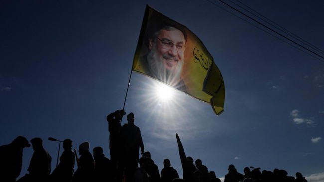 FOTO: Momen 1 Juta Orang Hadiri Pemakaman Hassan Nasrallah