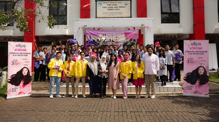 Ellips dan Mahasiswa UI Beri Edukasi Kesehatan Rambut di Panti Sosial Bina Remaja Taruna Jaya I Jakarta