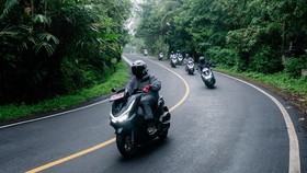 Sensasi Jelajahi Bali Selatan Hingga Utara Pakai PCX160 RoadSync