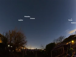 Merkurius Gabung, Tujuh Planet Sejajar 28 Februari 2025