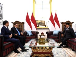 Akrab Penuh Tawa! Prabowo, SBY dan Jokowi Ngumpul Bertiga di Istana